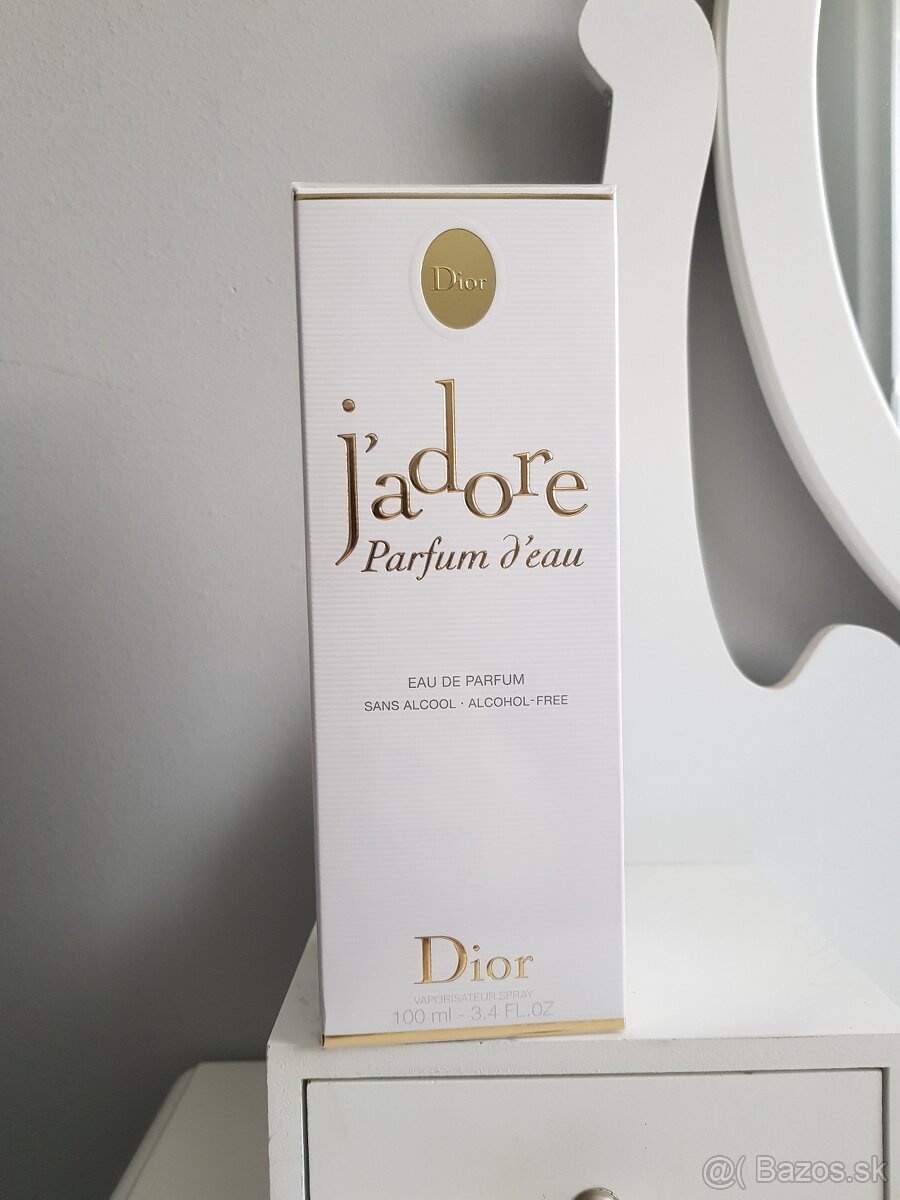 Novinka Dior J'adore Parfum d'eau edp 100ml.