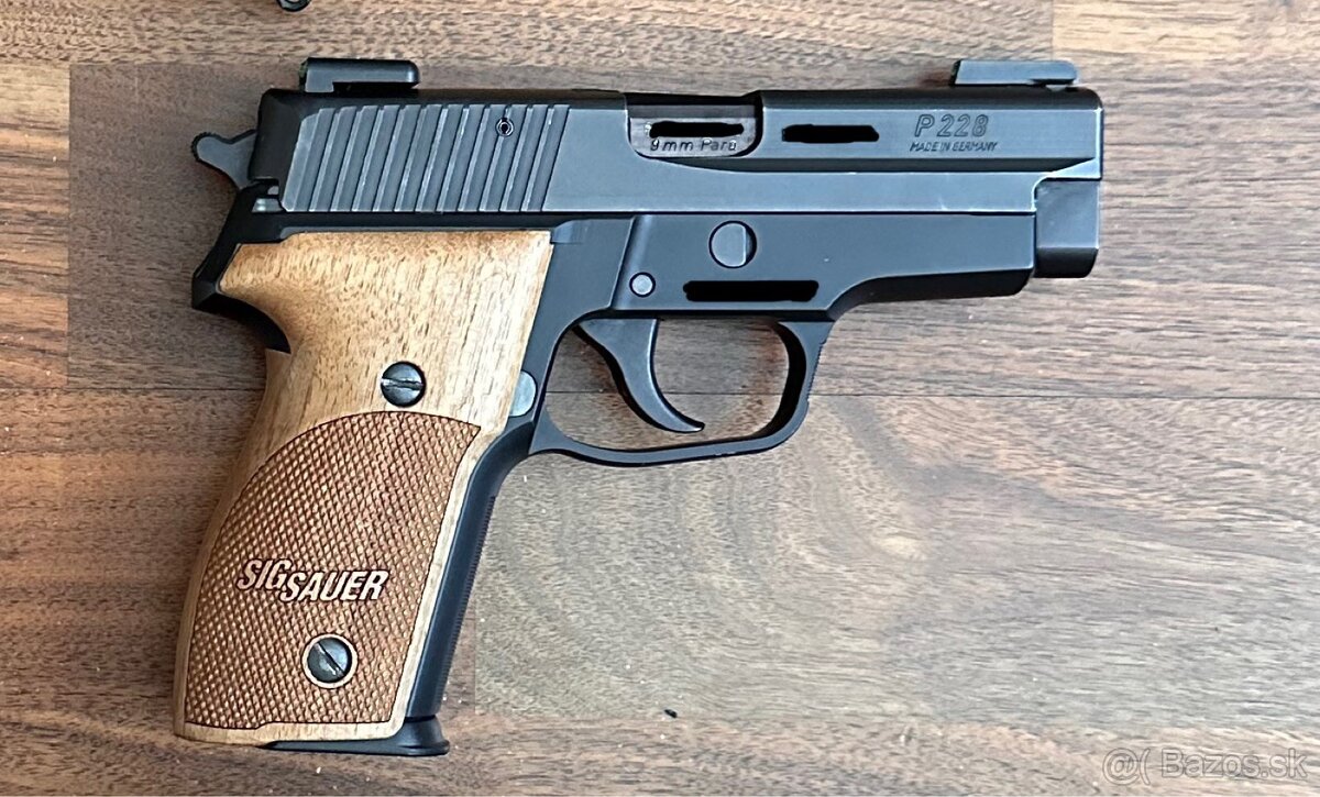 Drevené pažbičky na Sig Sauer P 228/229 KN NILL-GRIFFE