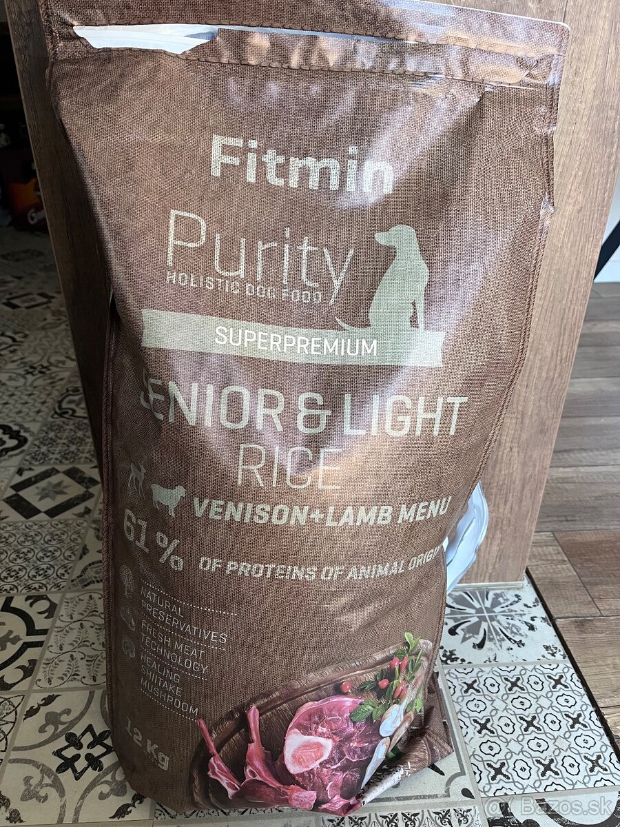 Fitmin Purity Senior & Light Rice 12 kg