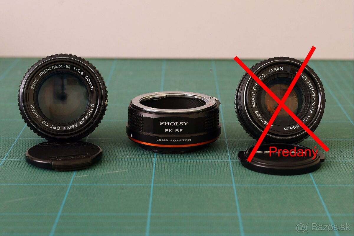Predám kvalitný objektív SMC Pentax-M 50/1.4