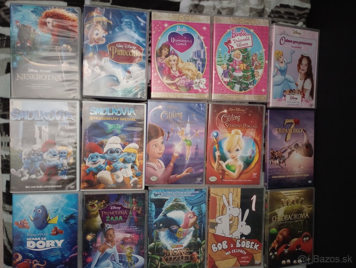 Dvd filmy a rozpravky