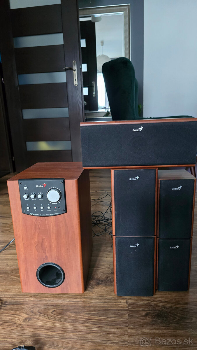 Predám aktívna Hi-Fi reprosústava Genius SW-HF5.1 5000