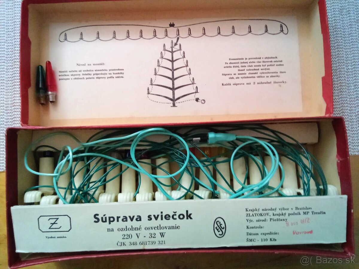 Stará, vánoční světýlka -Zlatokov- vianočné osvetlenie