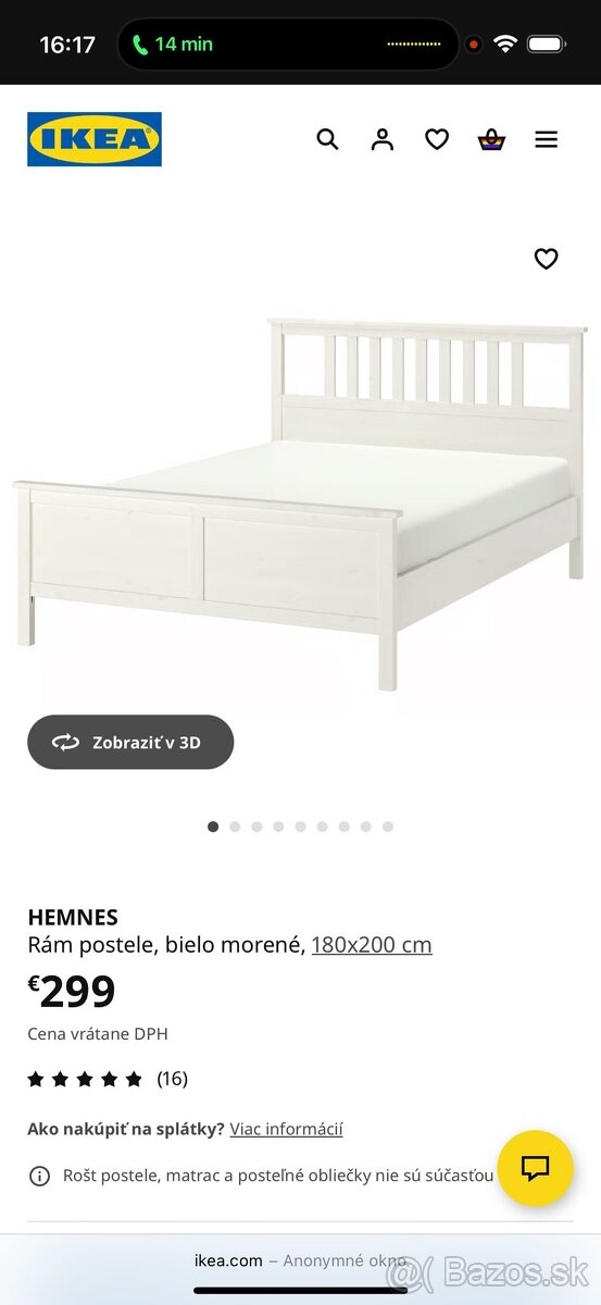 Predám zostavu Hemnes IKEA