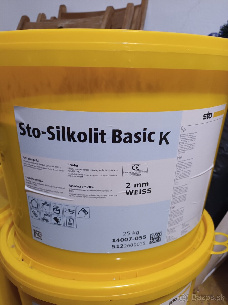 Fasadna omietka biela