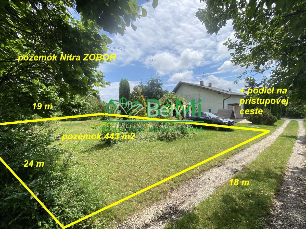 Nitra Zobor pozemok 443 m2 ID 563-14-MIG