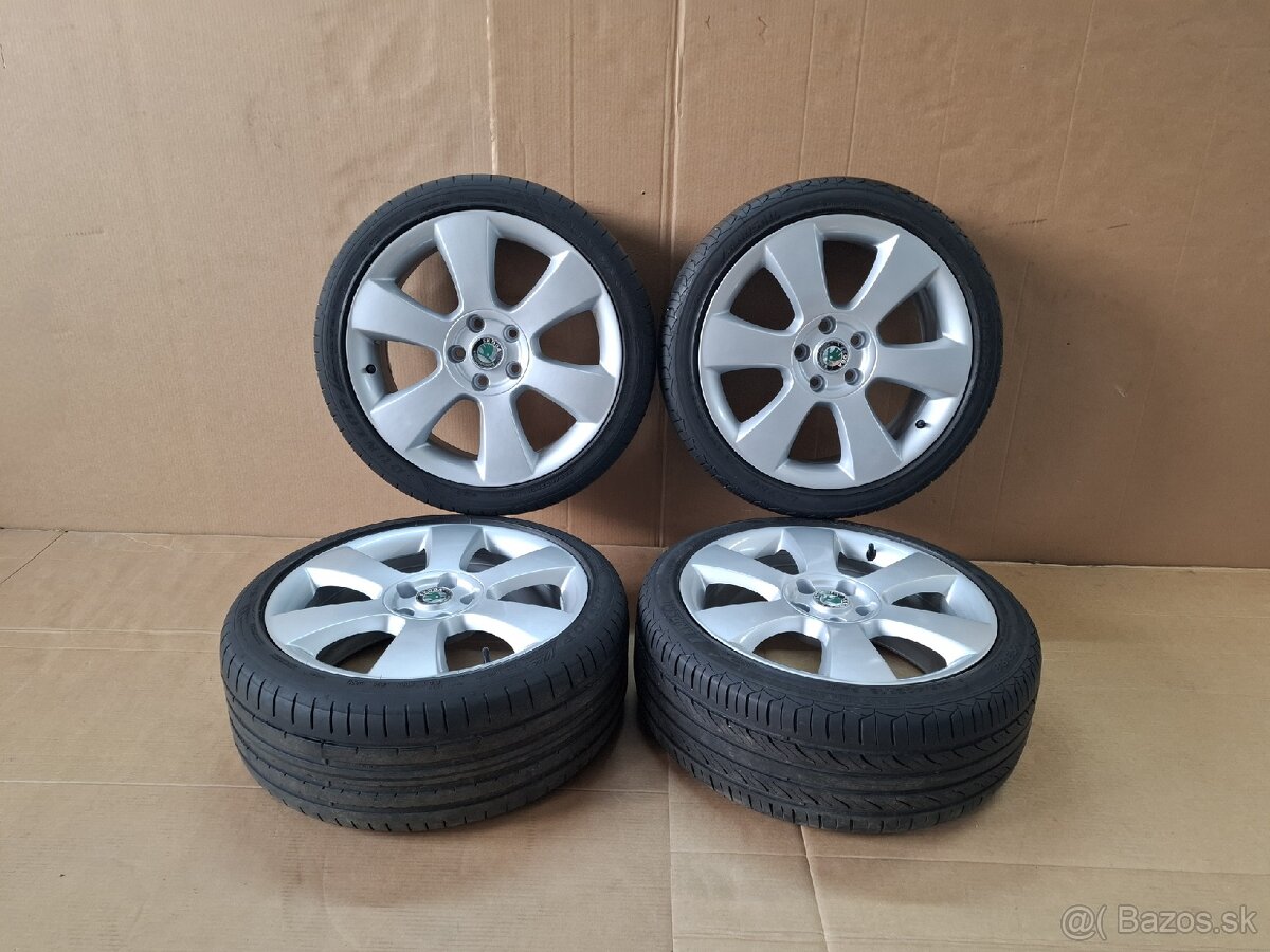 disky LUNA 18" + pneu Superb 2