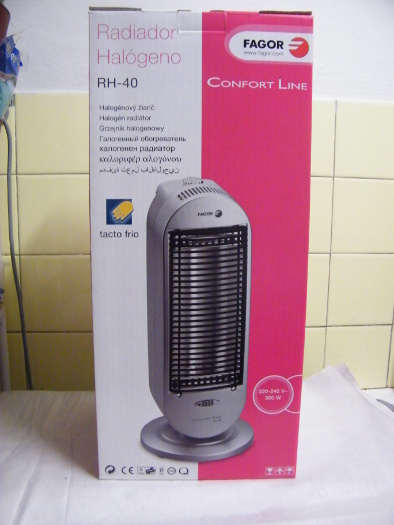 Halogénový žiarič.