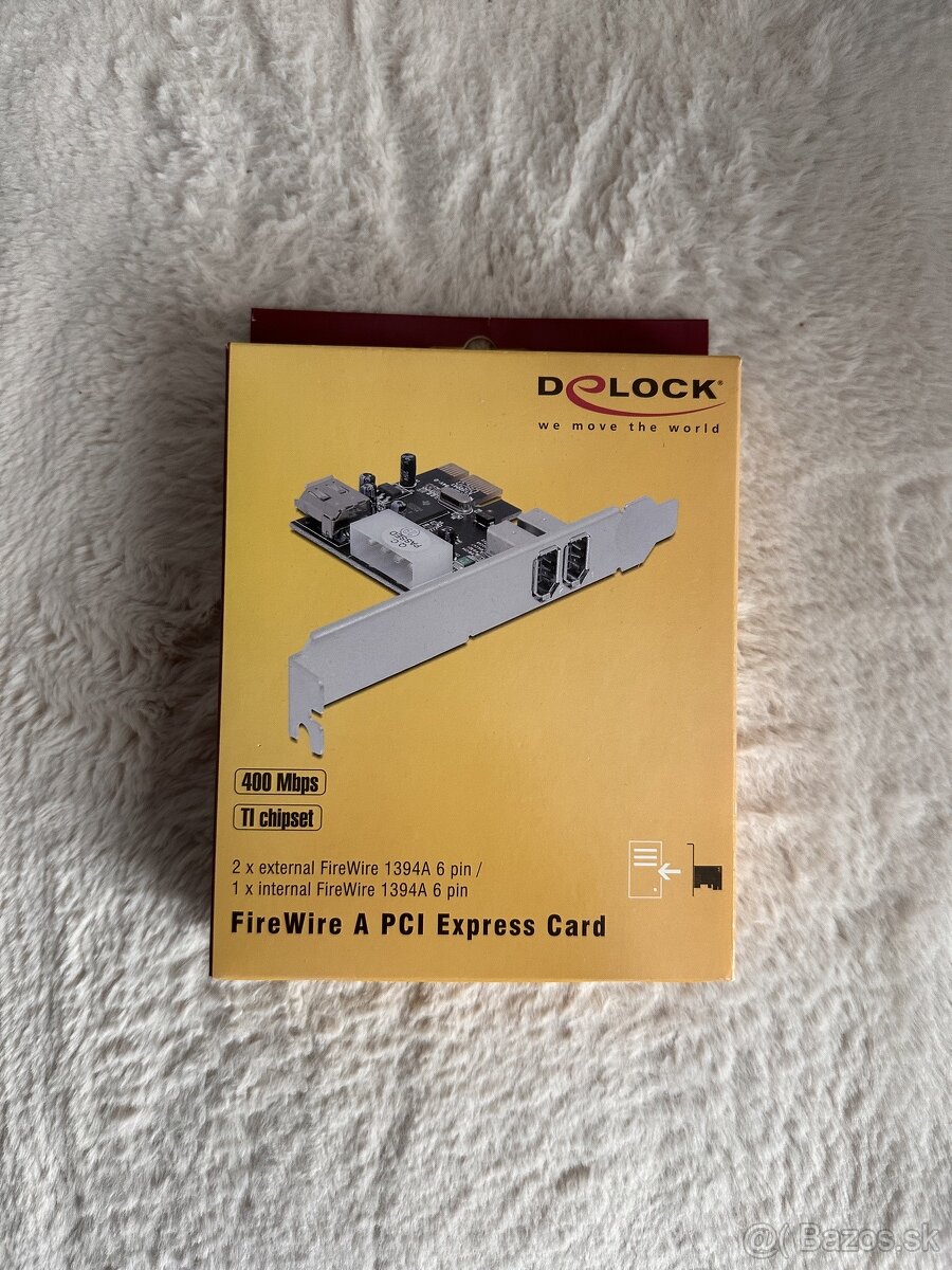 DeLock PCI Express card x1, 2+1 FireWire A