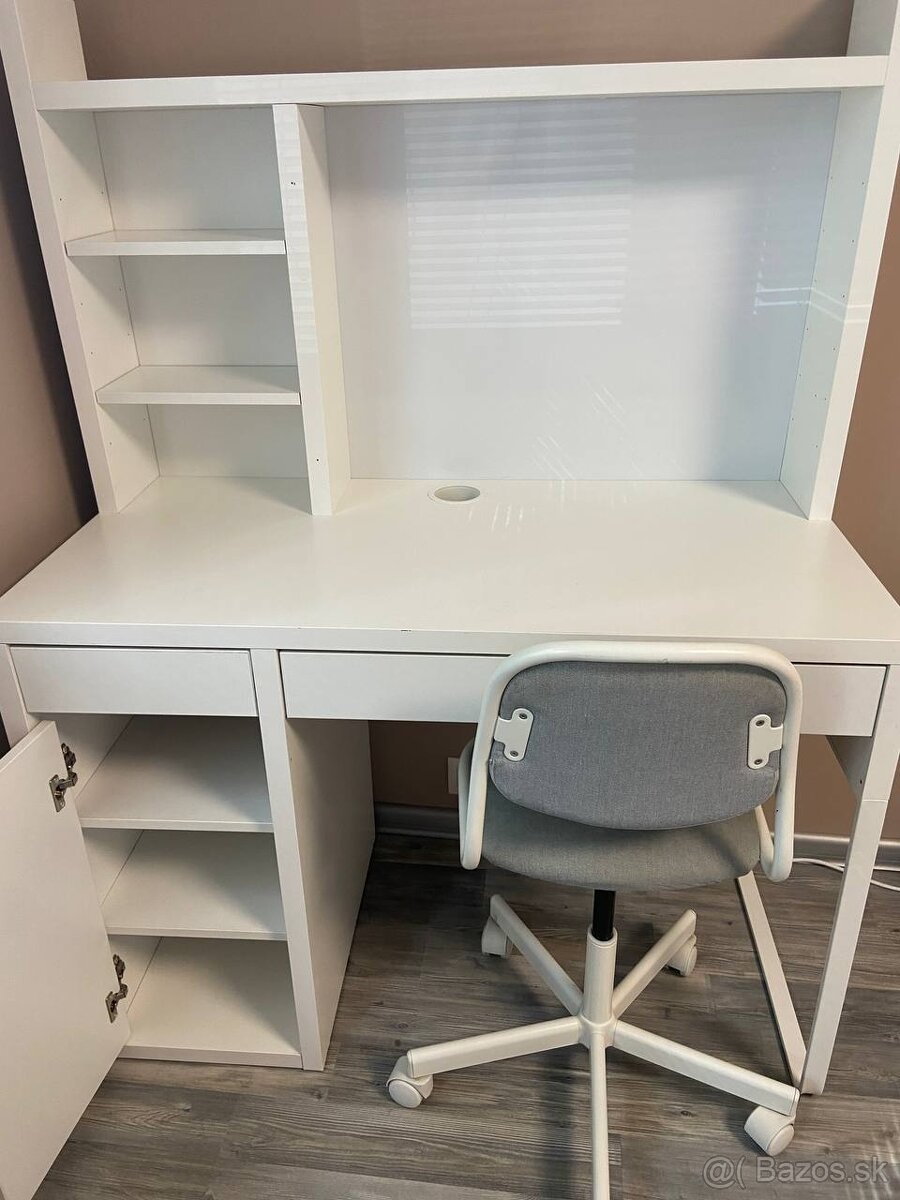detský písací stôl MICKE + detská stolička ÖRFJÄLL ikea