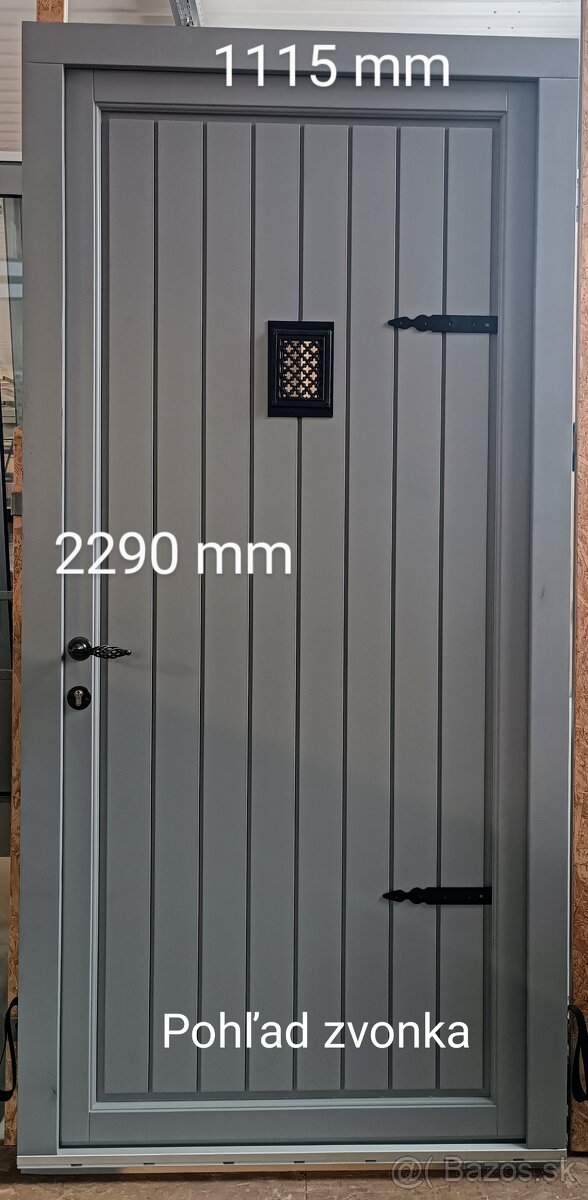 Na predaj nové drevené vchodové dvere Š: 1115 mm, V: 2290 mm