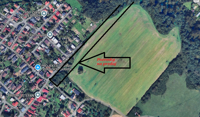 Na Predaj - jedinečné pozemky, 300m2 - 410 m2, Lidická ulica