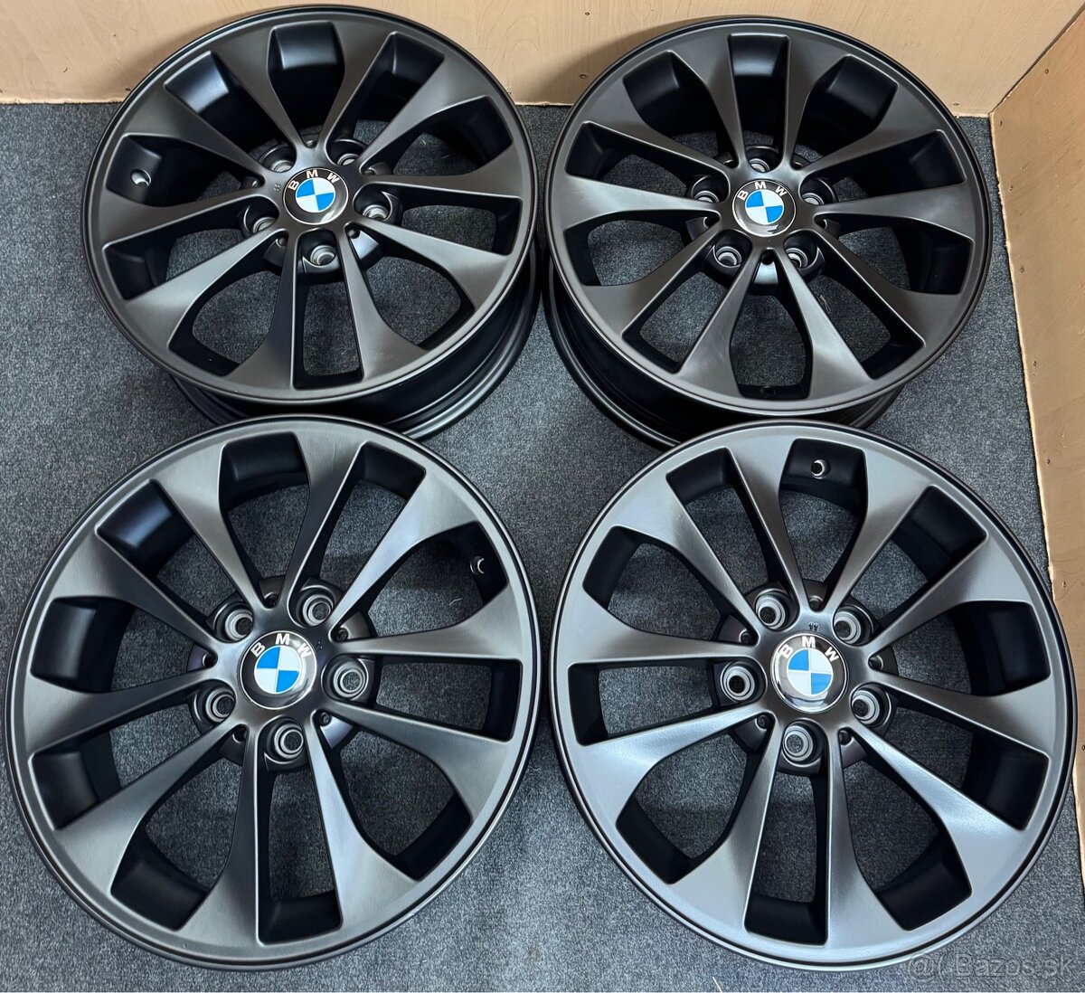 5x120 R17 Original BMW ET 47 čierne matné