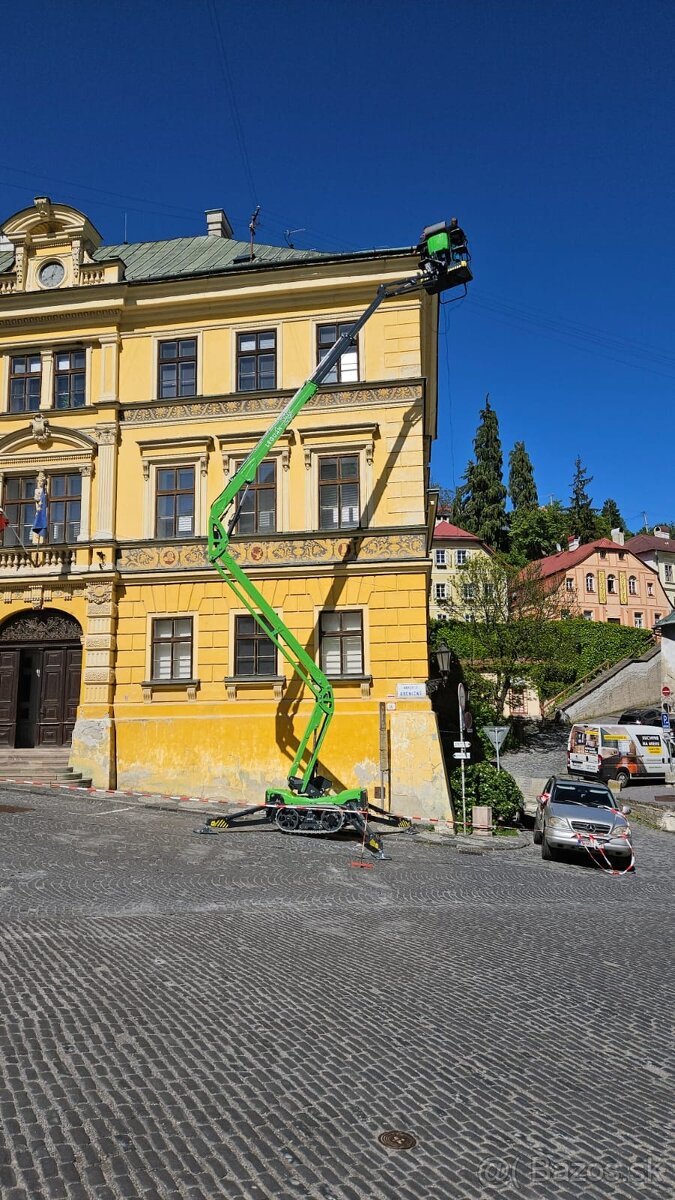 Práce vo výškach, Výškové práce, Pracovná plošina