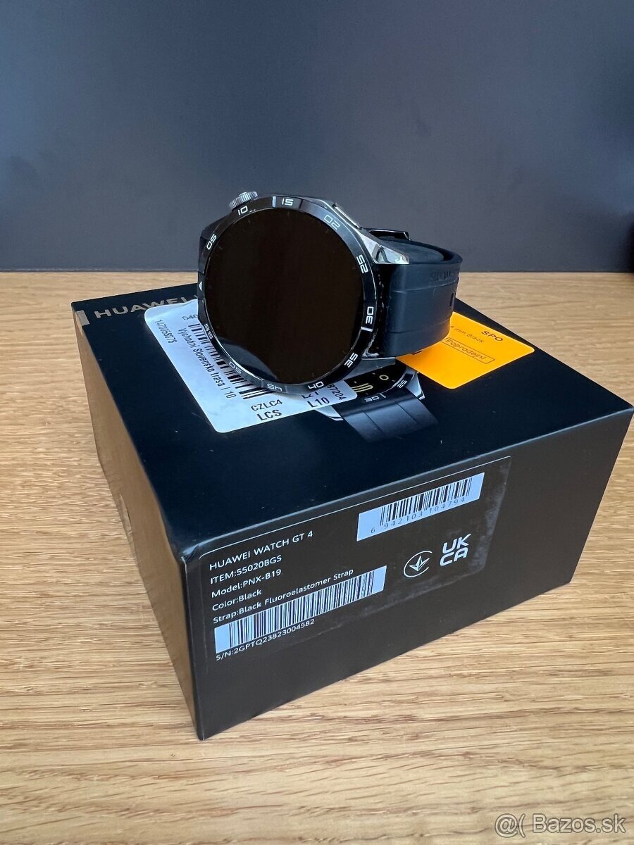 Predám HUAWEI WATCH GT 4, TOP stav, ZÁRUKA