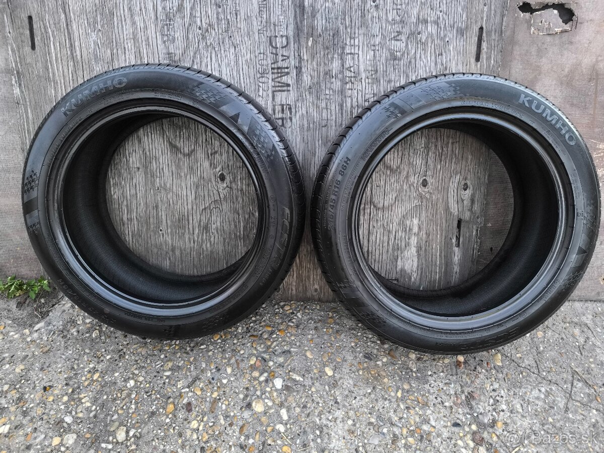 letné pneumatiky Kumho 215/45 R16 86H