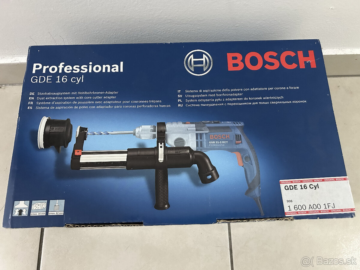 Odsávanie pre vŕtačky - Bosch - GDE 16 Cyl Professional