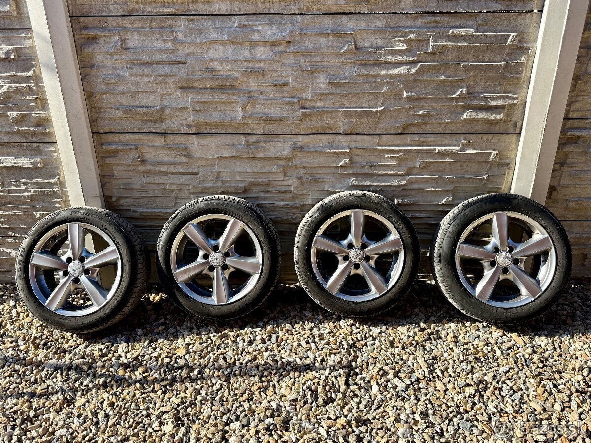 Komplet zimná sada alu na Škoda,Vw,Seat - 5x100 185/55 R15..