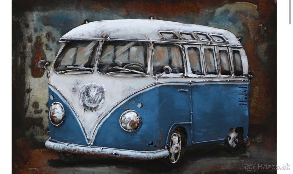 plechovy obraz Volkswagen