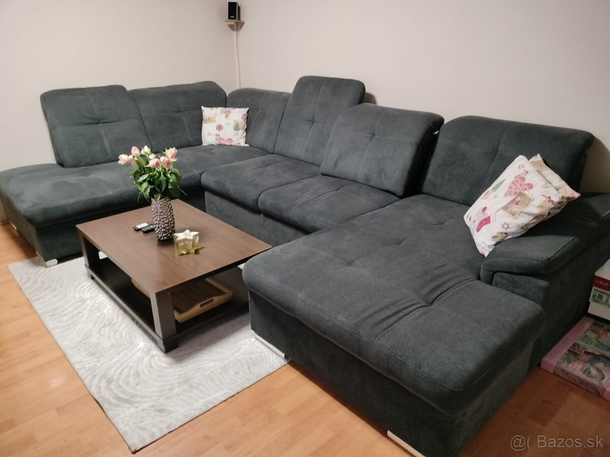 Sedacia súprava v tváre U