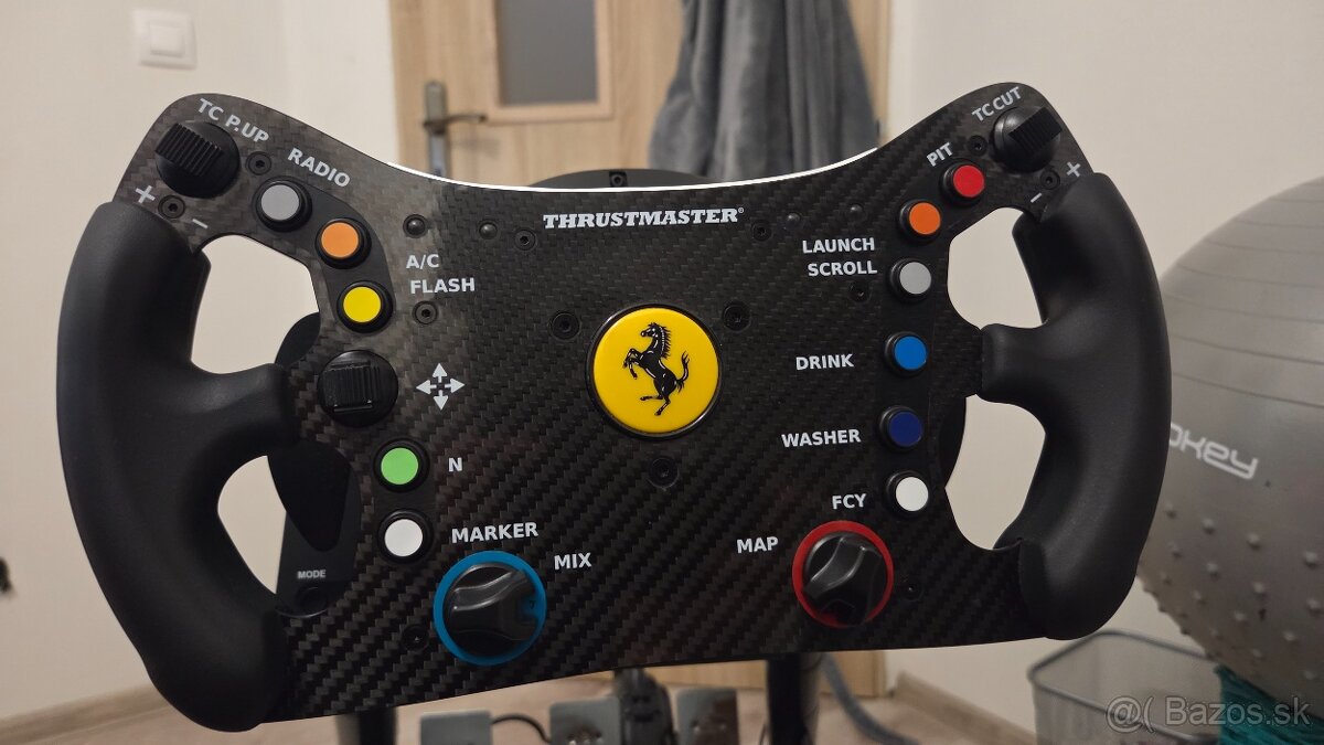 Thrustmaster T-GT II + T3PM pedále + F488 nástavec –