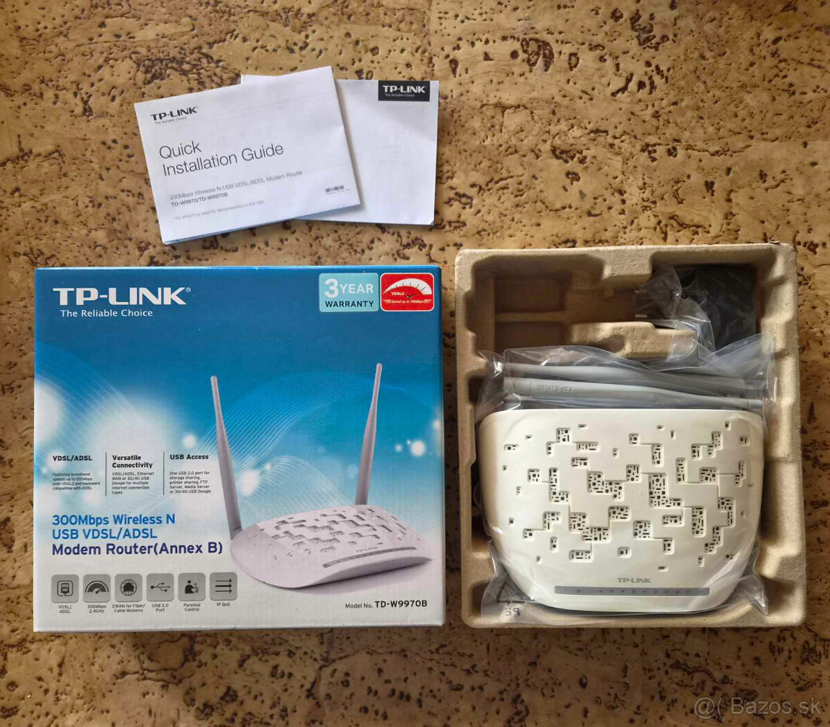 ADSL/VDSL router TP-Link TD-W9970B - nerozbalený