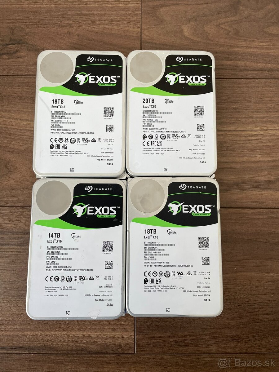 HDD Seagate EXOS 14/18/20TB
