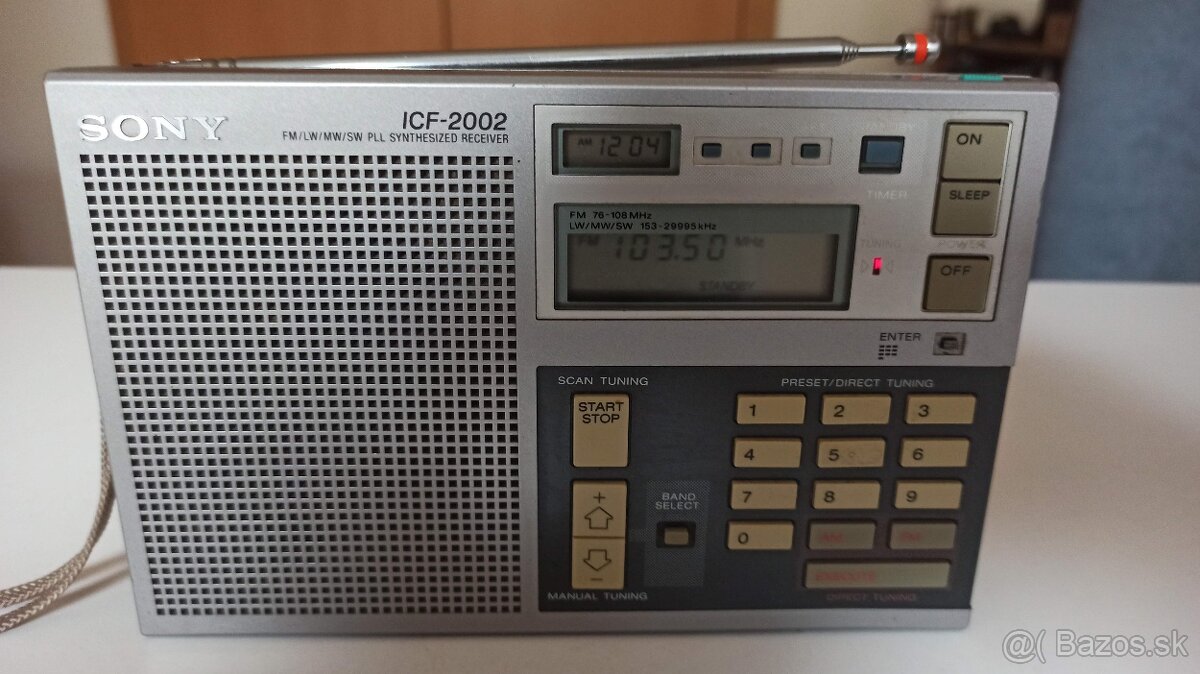 Radio sony icf 2002