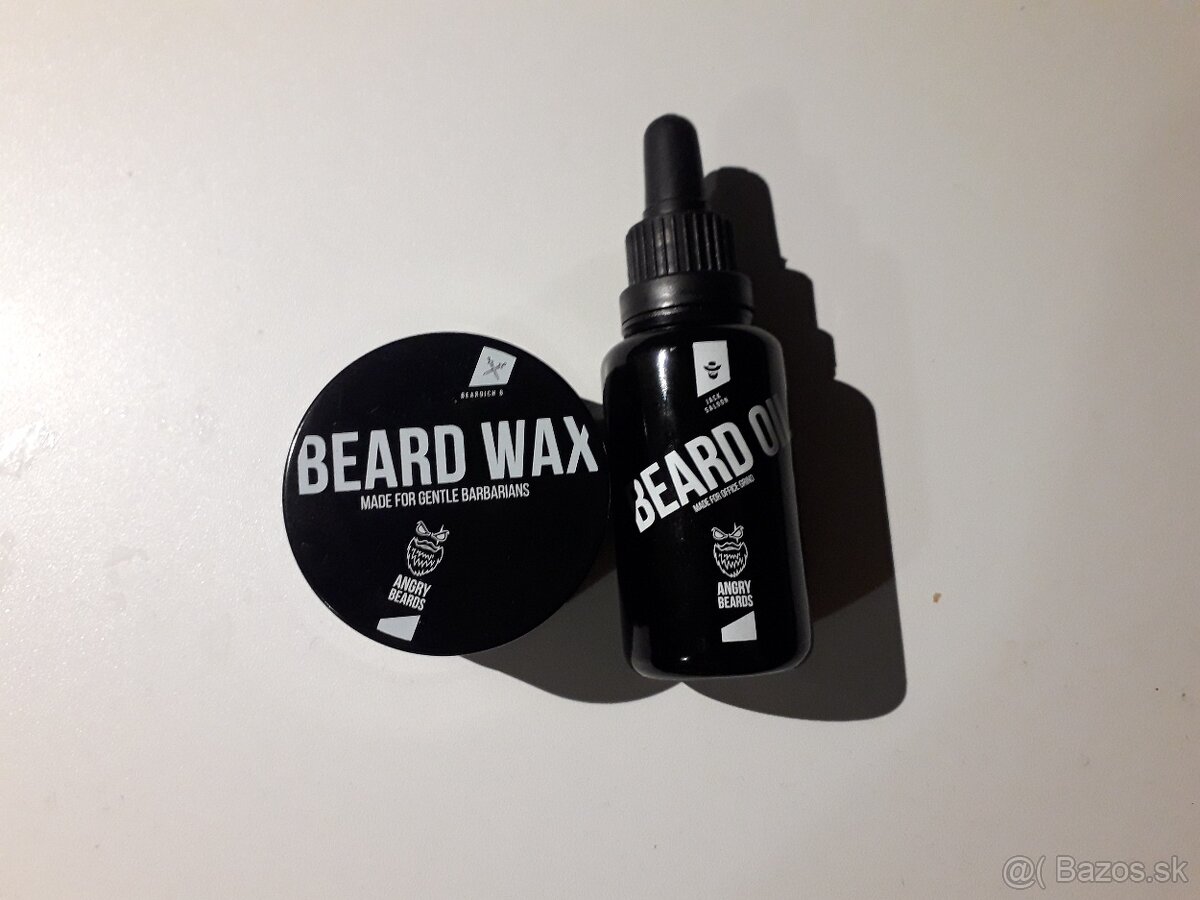 Angry Beards Olej a Vosk na bradu a fúzy