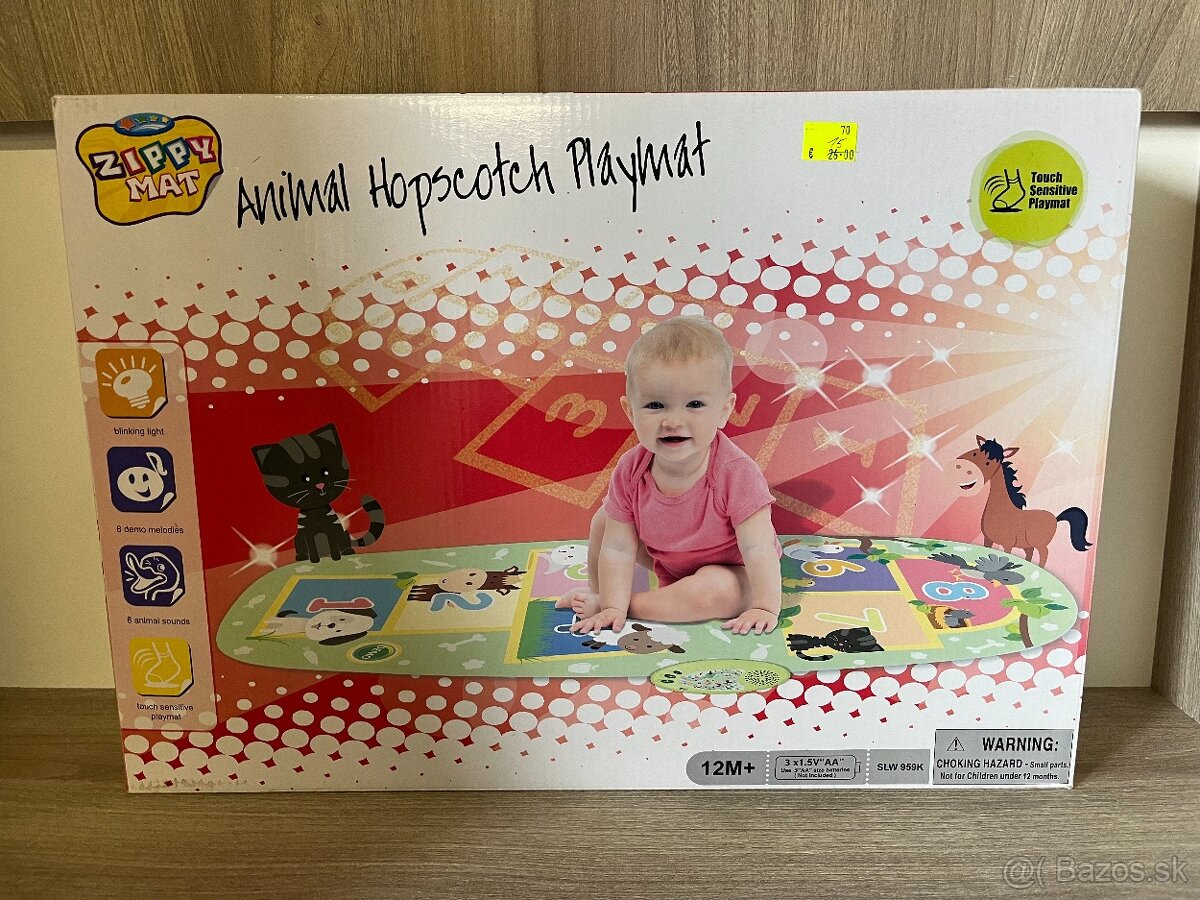 Detská podložka na hranie so zvukmi