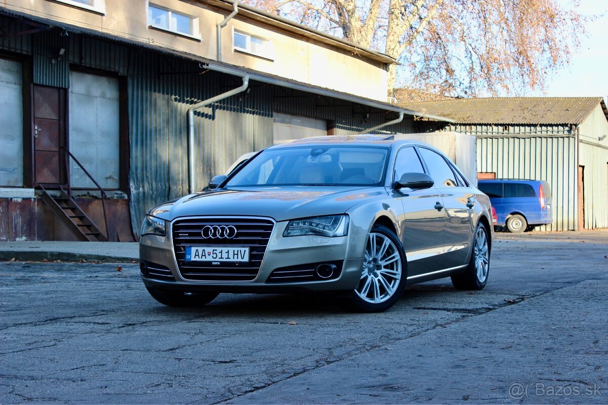 Audi A8 Long V8 Benzín - B&O - TV - Matrix - od 0% akontácie
