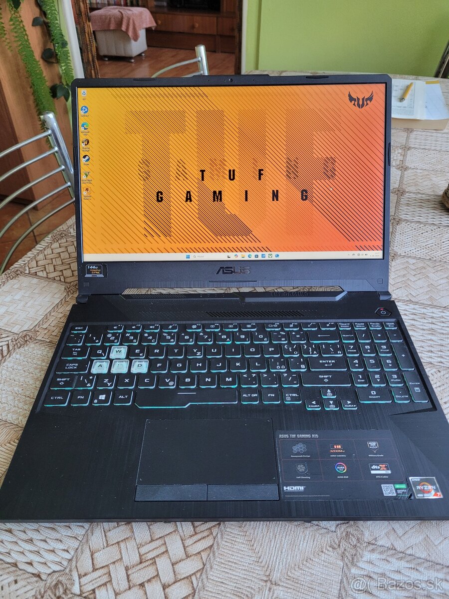 Rezervovany, Herny Asus TUF, 8 jadro, 1650 Ti, 32 GB