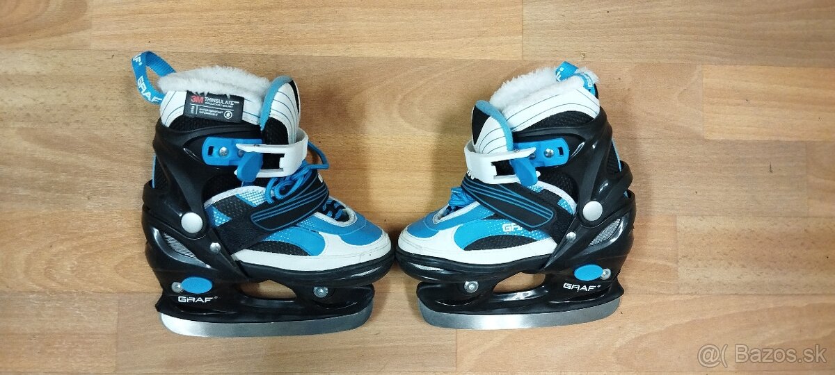 Predám det.chlapč.ľadové korčule GRAF od EU-27-30.