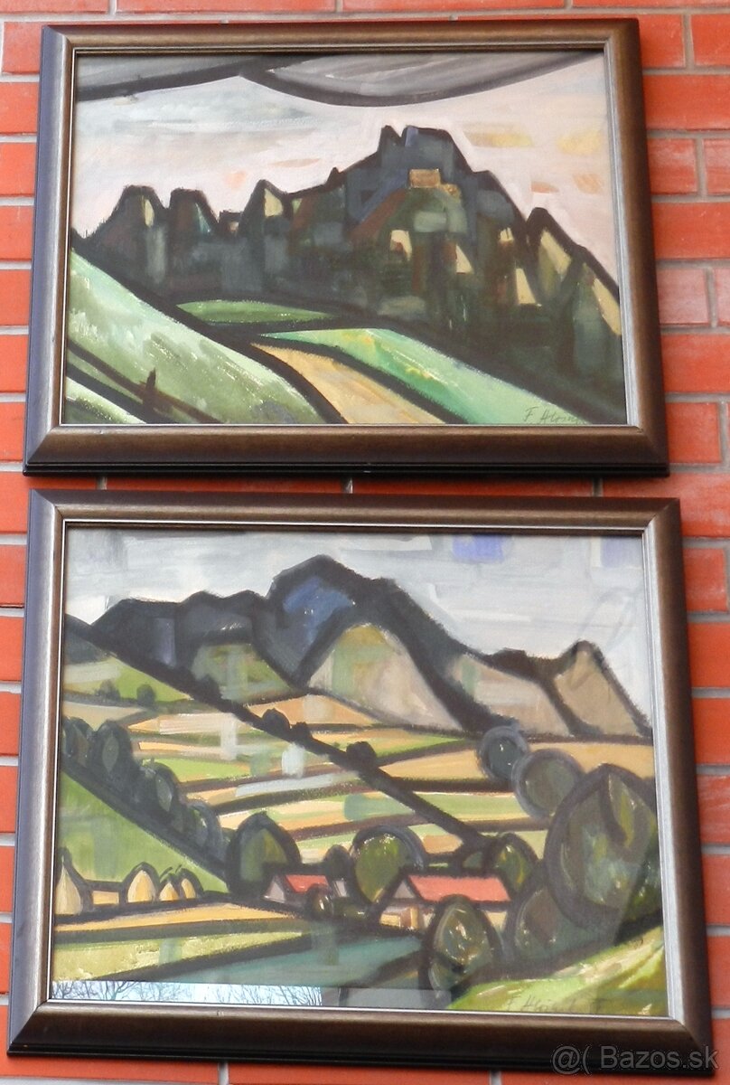 Umelecká Zbierka obrazov od akademického maliara F.Hložník