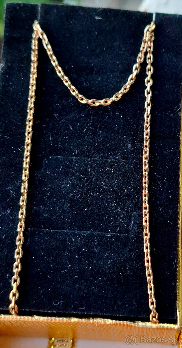 Zlata retiazka pilka 585