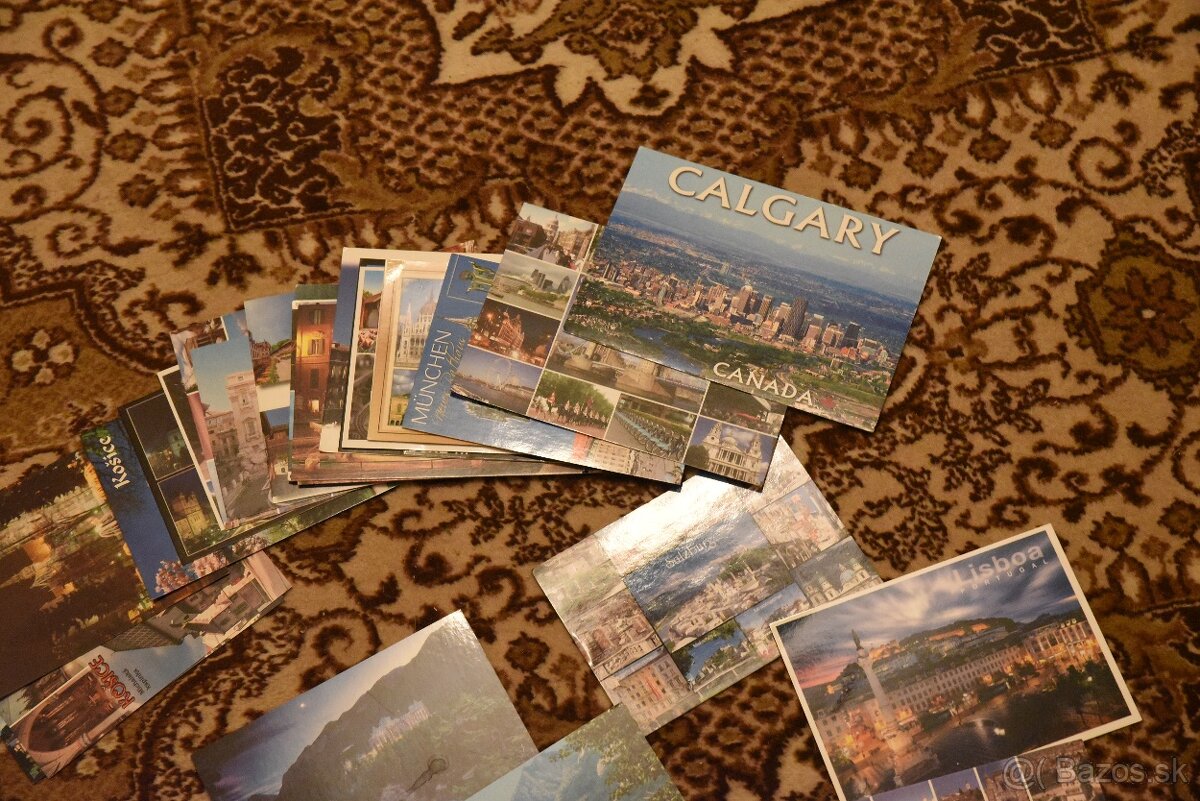 Predam nepouzite pohladnice vo vybornej kvalite - svet aj SK