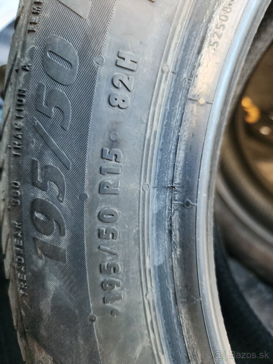 Predám 4 ks letných pneumatík Matador 195/50 R15