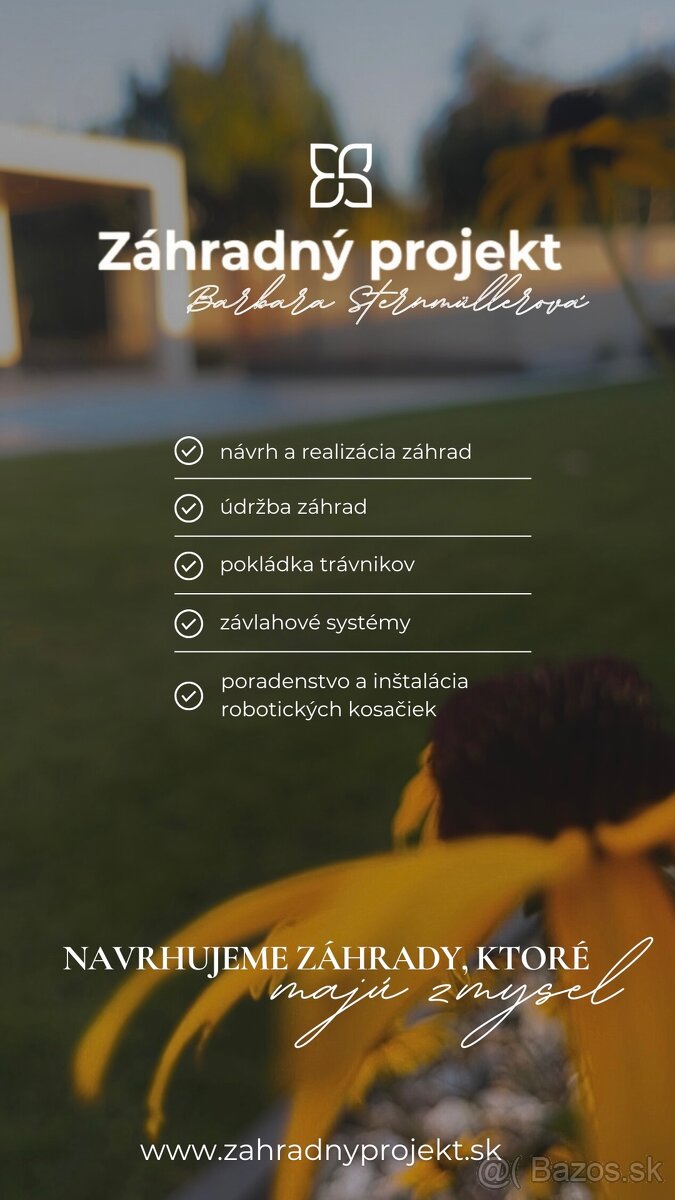 NÁVRH,REALIZÁCIA A ÚDRŽBA ZÁHRAD