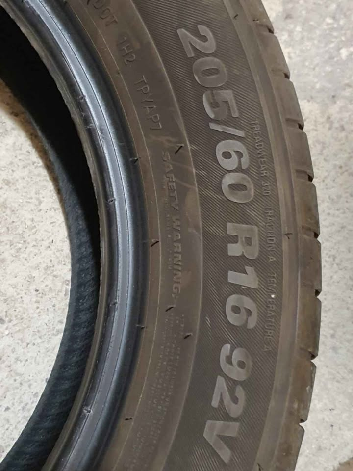 Predám letné pneumatiky 205/60 r16 Kumho