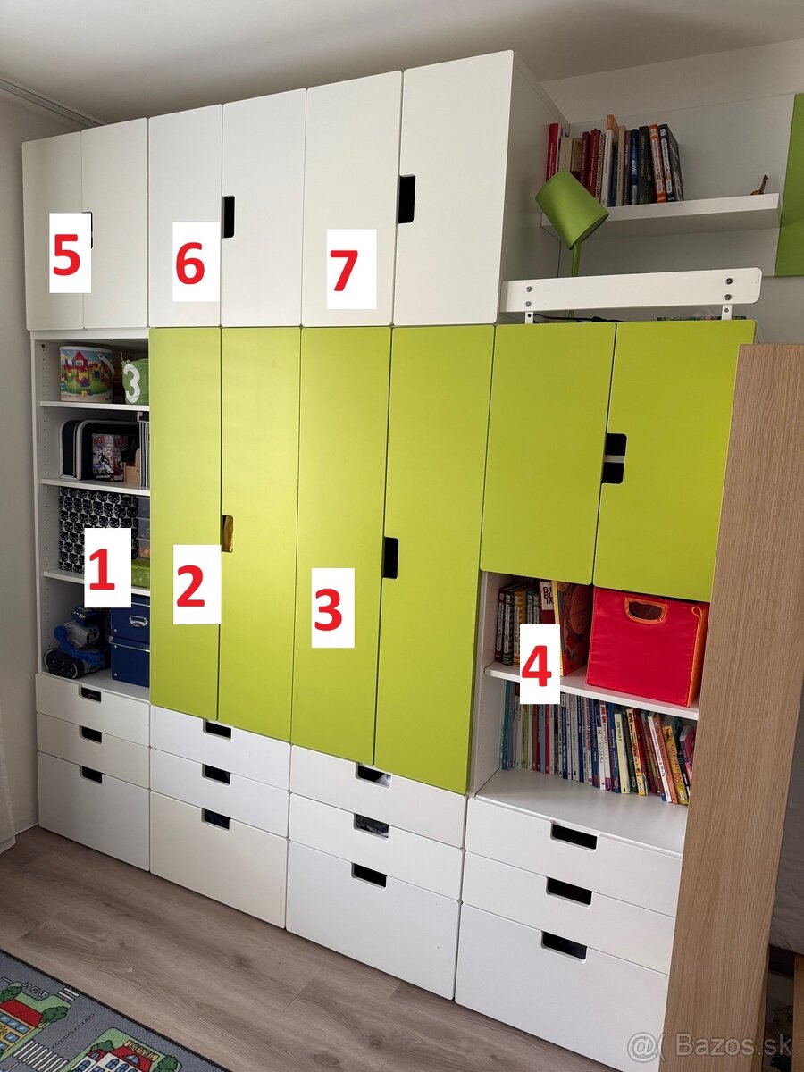 Predám detské skrine Ikea Stuva