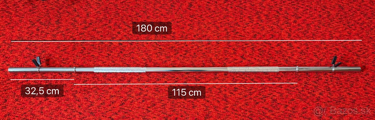 Predám značkovú rovnú tyč Marbo 180cm v 100% stave