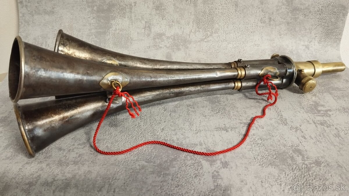 Stará 4 trubka, značená, celková délka 43cm