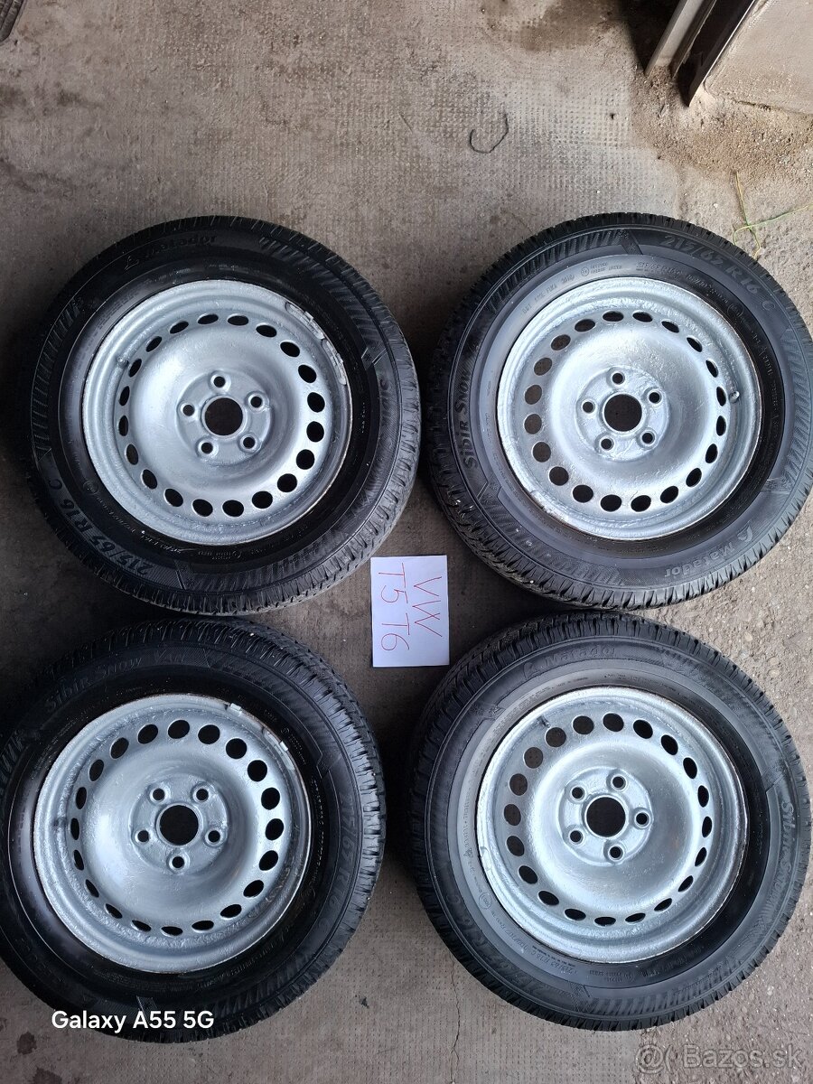Vw t5  t6  transporter 215/65r16c zimne gumy