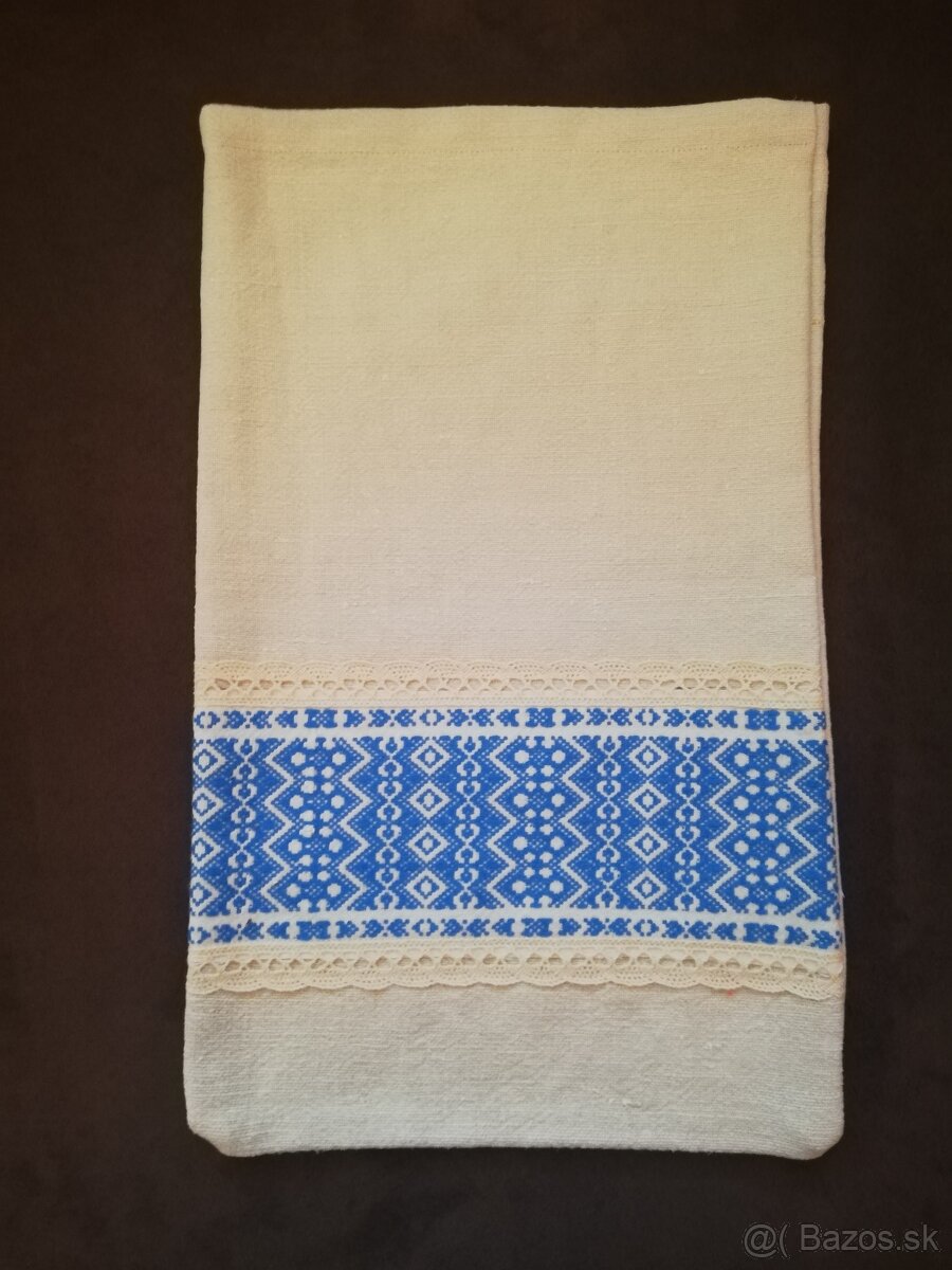 Ručne šité ľanové vrecko