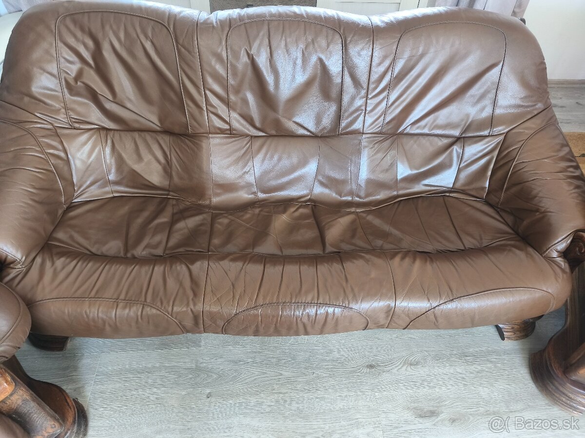 Kožená sedacia súprava