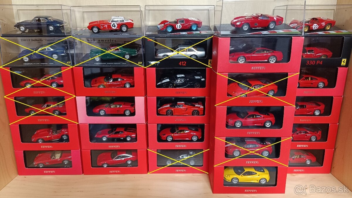 AUTOMODELY FERRARI 1:43 – časť 1