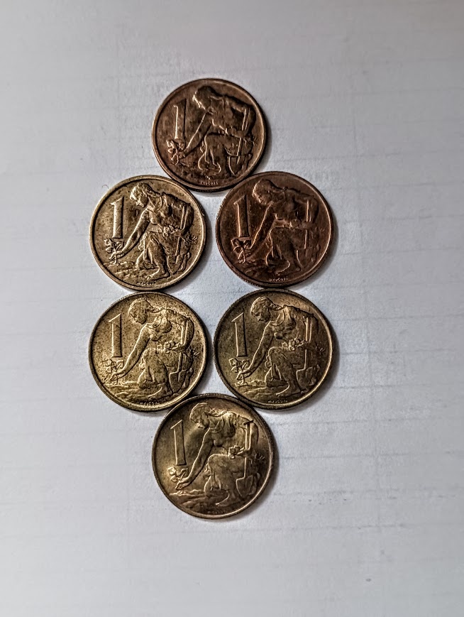 ČESKOSLOVENSKA REPUBLIKA 1960-1990 LOT 1KČS.