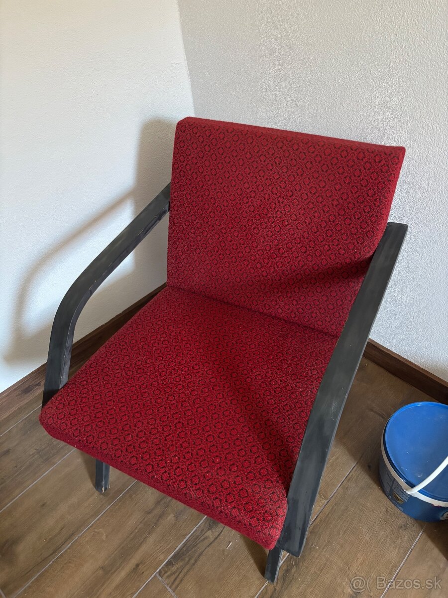 Staré zrenovované kreslo 2x