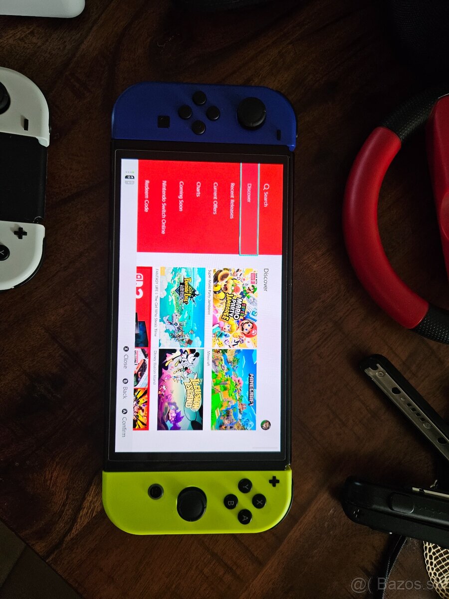Predám Nintendo Switch (OLED) White + bohaté príslušenstvo