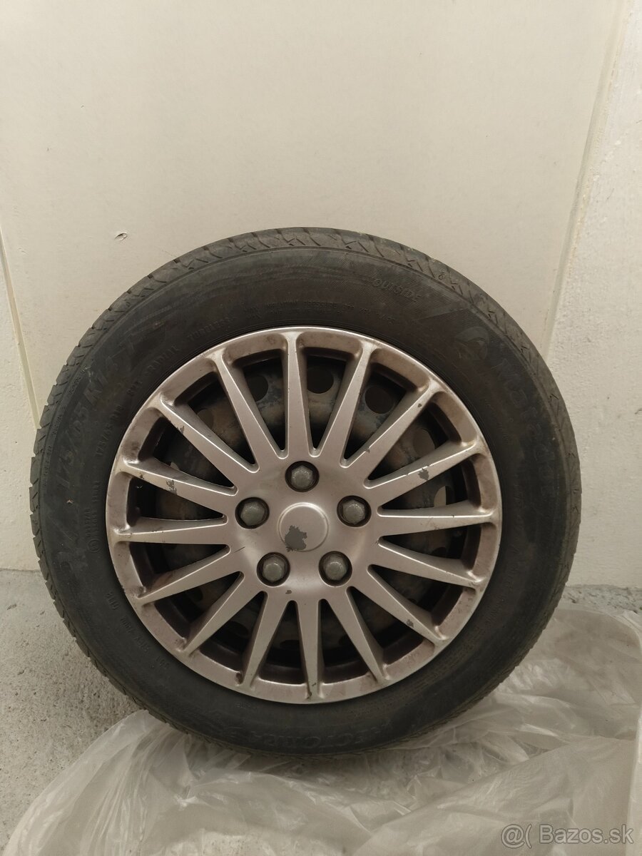 Letné kolesá 14" na Peugeot 206 – Matador, plechové disky